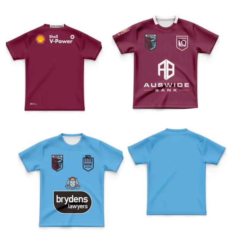 

2022/23 QUEENSLAND MAROONS STATE OF ORIGIN JERSEY KIDSHOME RUGBY JERSEY