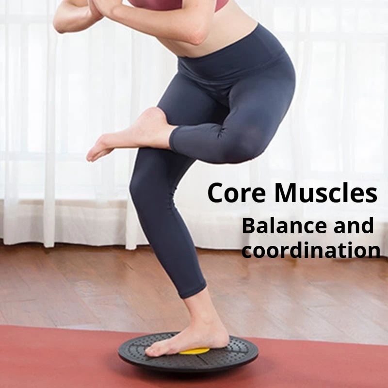 Description Picture 3 of itemRound Yoga Balance Board Exercise Home Gym Pedal Training Child Adult Twisting Disc Fitness Equipment Rehabilitation Body Board