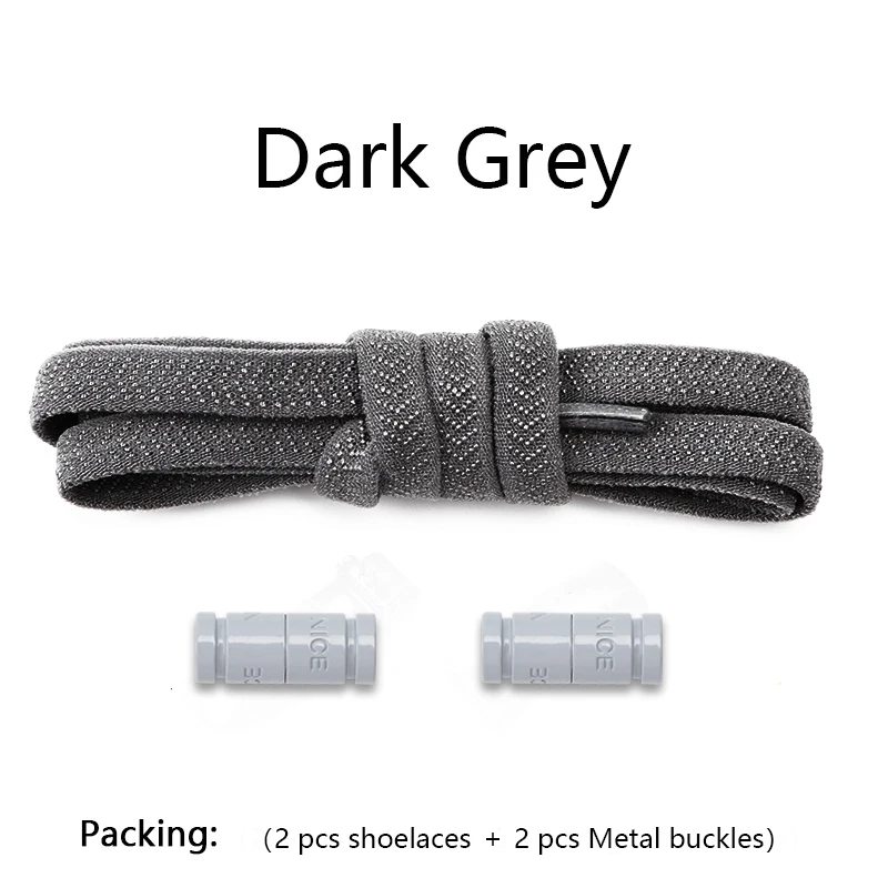 Vibrant No-Tie Elastic Shoelaces for Effortless Footwear