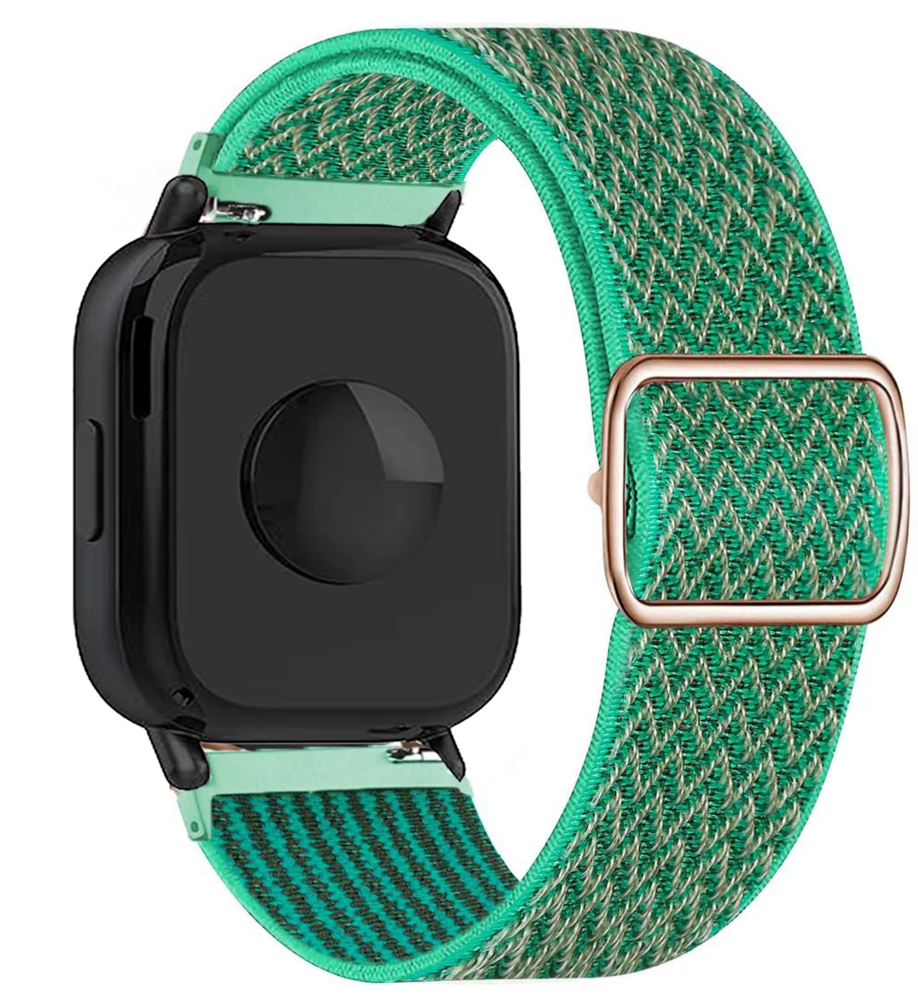 Versatile Nylon Elastic Watch Strap - 20/22mm (Black)