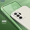 Coque carrée en silicone liquide pour Samsung Galaxy, étui de protection d'objectif, Note 9, 10, 20, Plus Ultra, Note 9, Note 10, Note 20