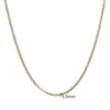 Figaro – collier chaîne à maillons en acier inoxydable, couleur or, ras du cou superposé pour femmes et filles, 14 "18" 20 "24"