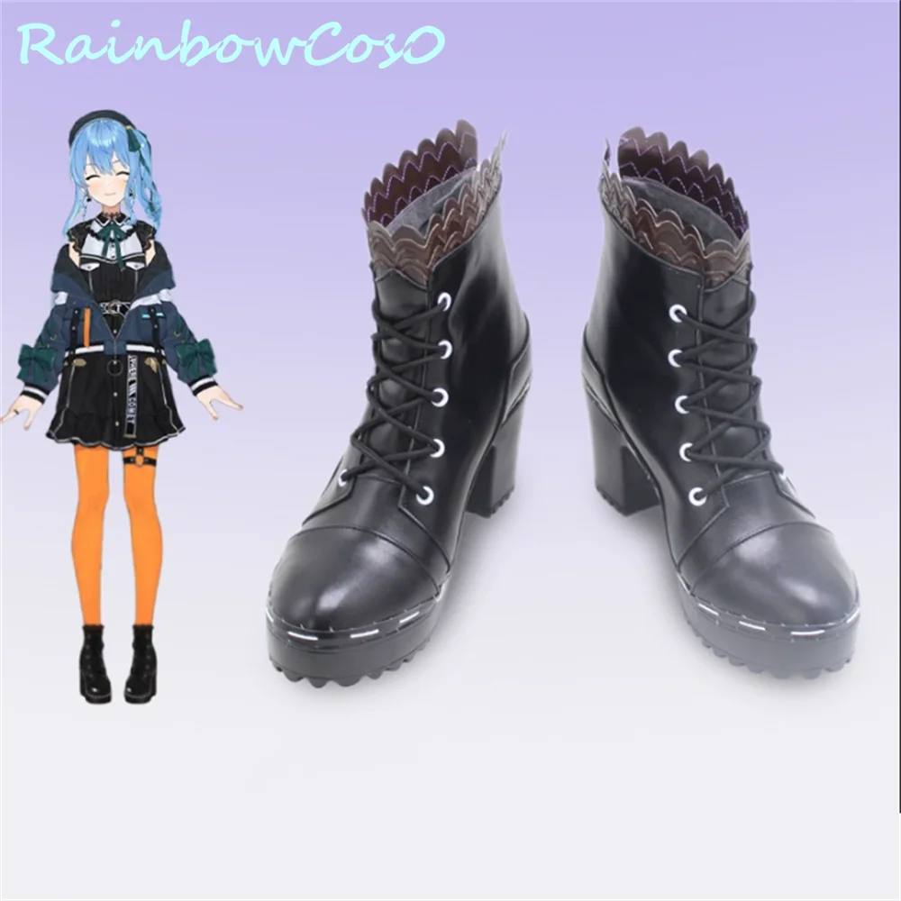 

Virtual YouTuber VTuber Hoshimachi Suisei Cosplay Shoes Boots Game Anime Party Halloween Chritmas RainbowCos0 W3077