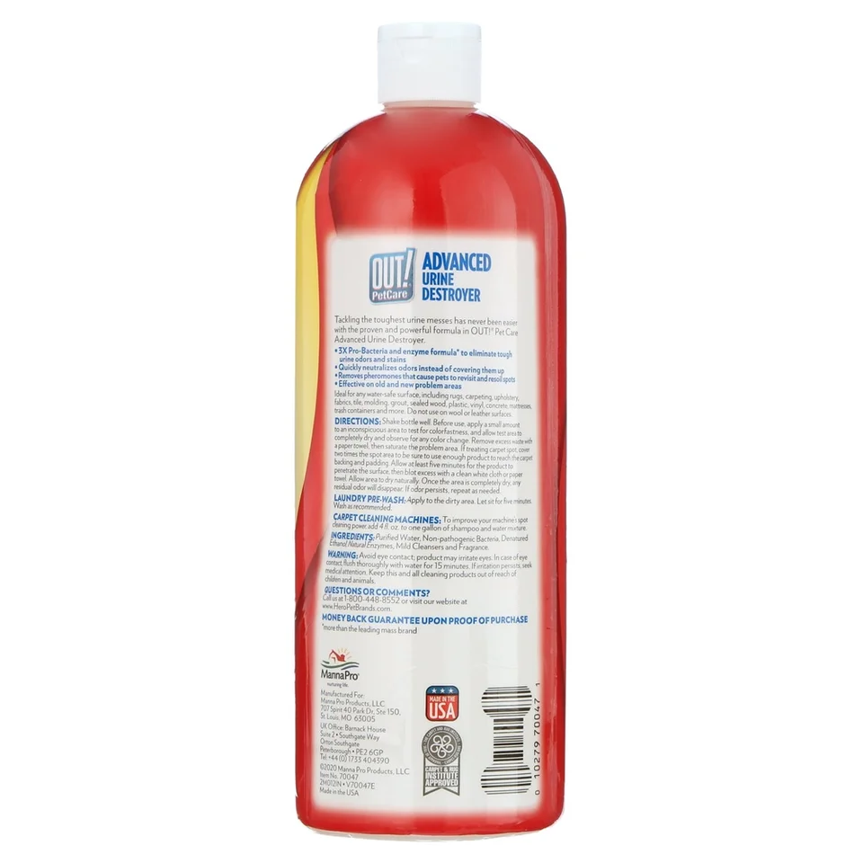 Advanced Pet Urine Odor Remover 32oz Formula
