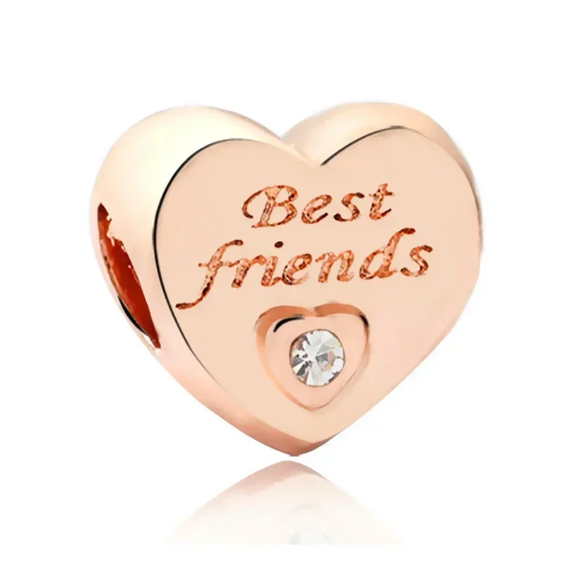 Beads for Jewelry Making Love Dad Nan Mom Sister Best Friends Beads Fits Pandora Charm Bracelet&Bangle DIY Women Jewelry Making