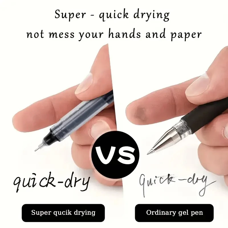 Plastic Quick Drying Rollerball Gel Pens for Office School