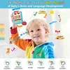 Interactive Flash Cards for Early Learning Spanish Russian Arabic Language Switch Logical Thinking Autism Sensory Toy for Kids 2