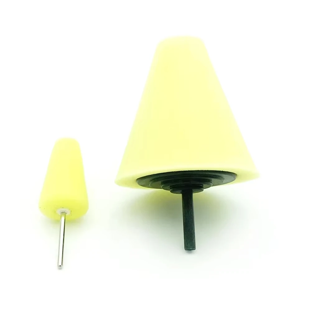 Car Polishing Sponge Polishing Sponge Set Auto Wheel Polishing Sponge Used for Electric Drill 3inch/ 4inch Burnishing Ball Polishing Cone Car Hub ing Sponge