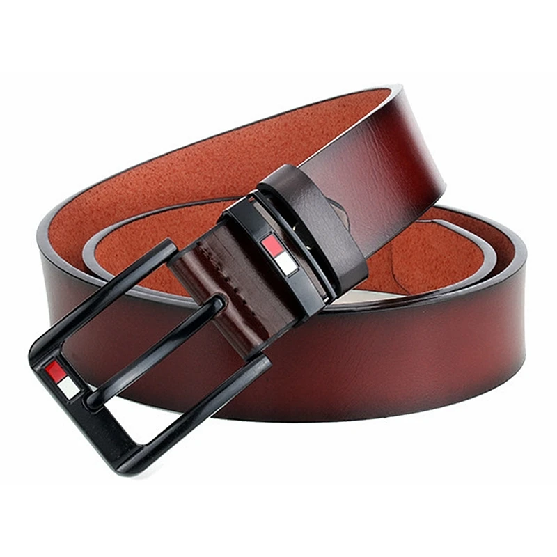 VOOTHOST Fashion Alloy Pin Buckle Men's Belt Casual Jeans Belt Male All-match Leather Formal Business Designer Waistband VB236_viptrois.com