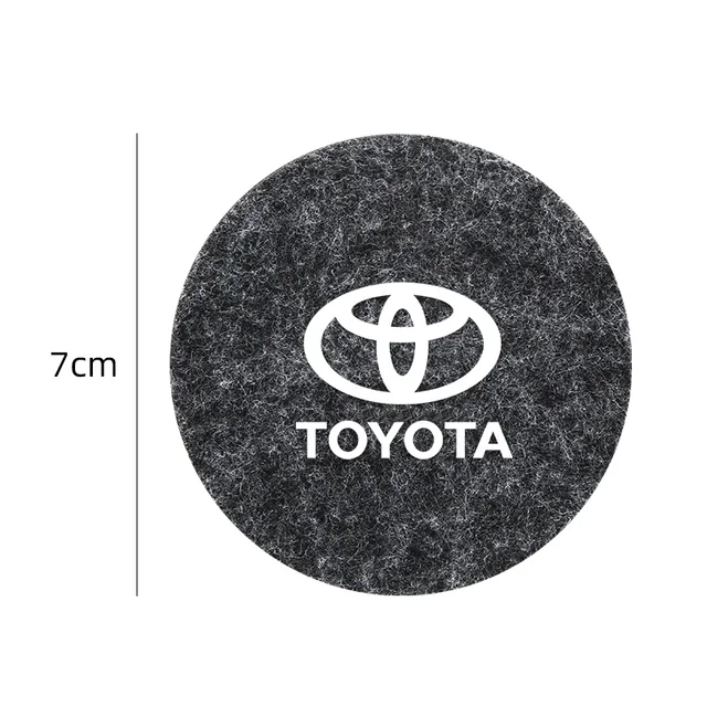 Sottobicchieri per auto Portabicchieri da viaggio per auto Inserto sottobicchiere in feltro Antiscivolo Accessori interni per veicoli Tappetini per tazze per Toyota Corolla Camry 2