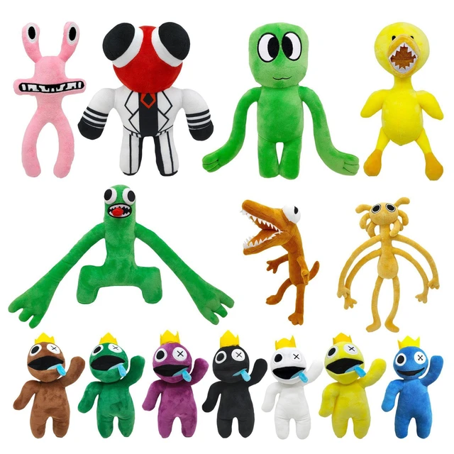 27cm Rainbow Friends Plush Stuffed Doll Toy Green Cartoon Game Kids Gift  Toy New