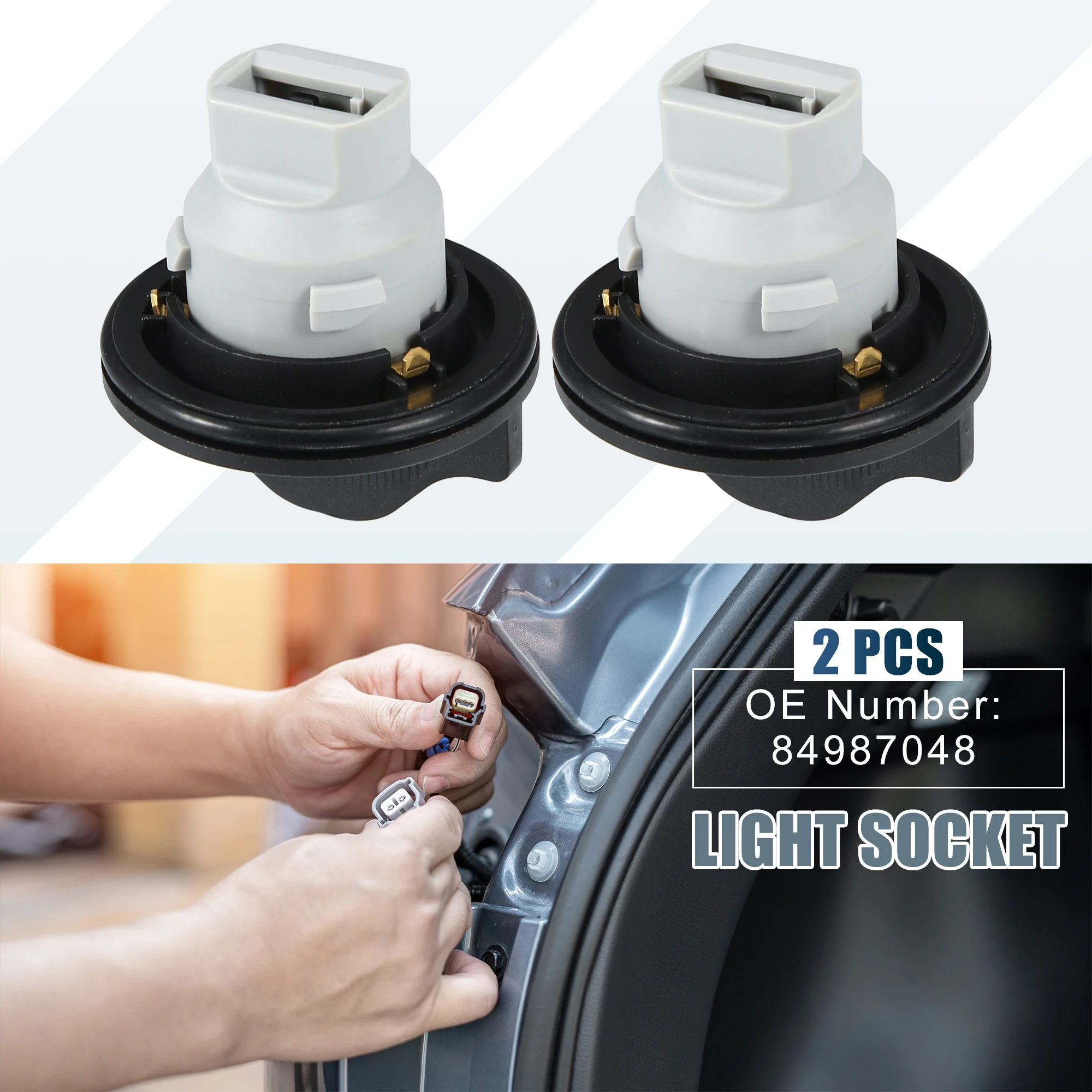 

X Autohaux Turn Signal Light Lamp Bulb Holder 84987048 for Chevrolet Blazer 2019-2021 for Chevrolet Suburban 2015-2020