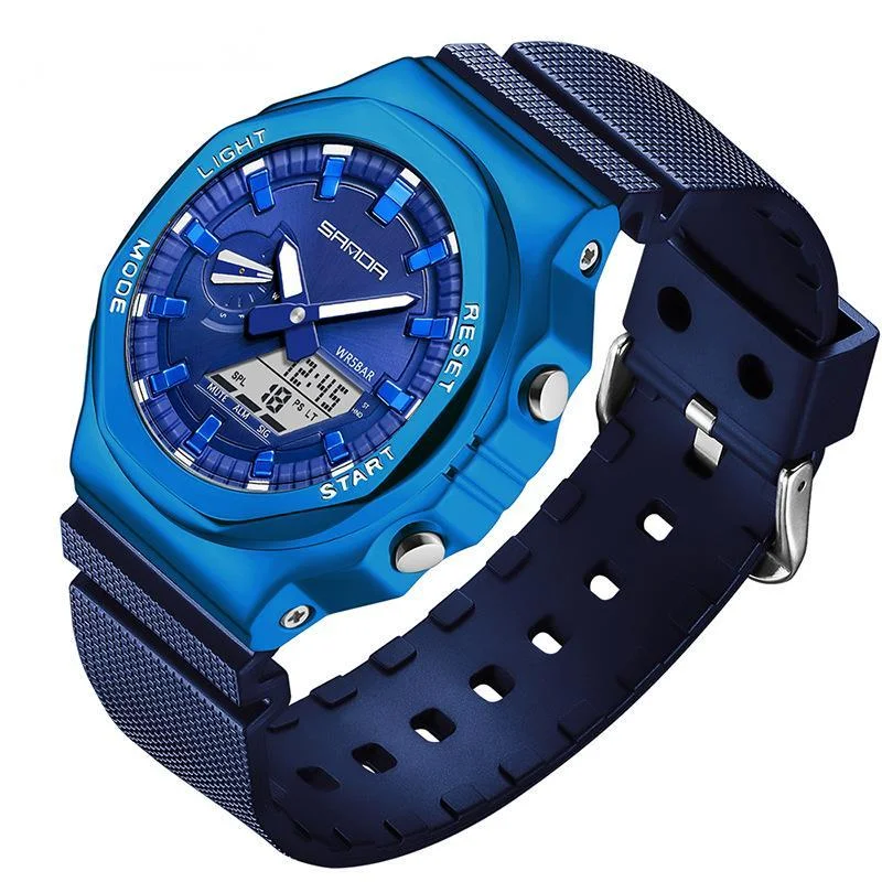 

Luminous Student Electronic Watches Plastic Strap Multifunctional Outdoor Sports Fashion Electronic Watches For Men's