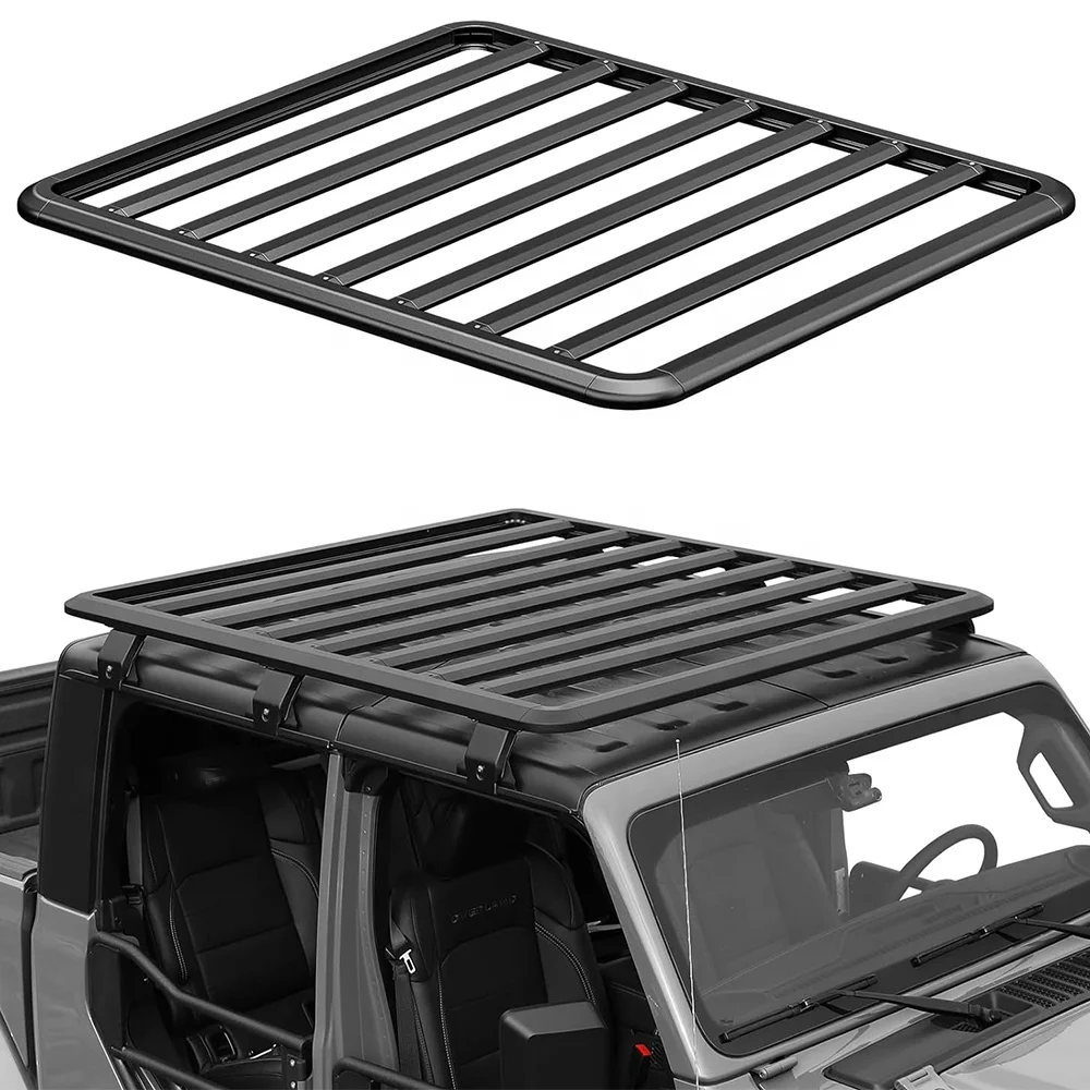 

Автомобильные Внешние аксессуары, автомобильный багаж, Жесткий Верхний груз для Jeep JL, автомобильные аксессуары, 4-дверный багажник из алюминиевого сплава