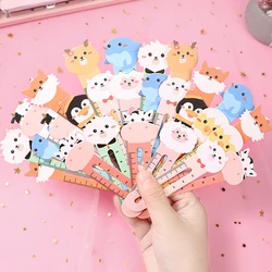 Cute Animal Paper Bookmarks and Rulers - 50pcs Pack for Kids' Gifts and Classroom Fun (50pcs)