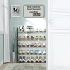5/4/3 Layers Simple Shoe Rack Dust-proof Storage Shoe Cabinet Multi-layer Assembly Home Door Shoe Shelf Dormitory Organizer Rack 4