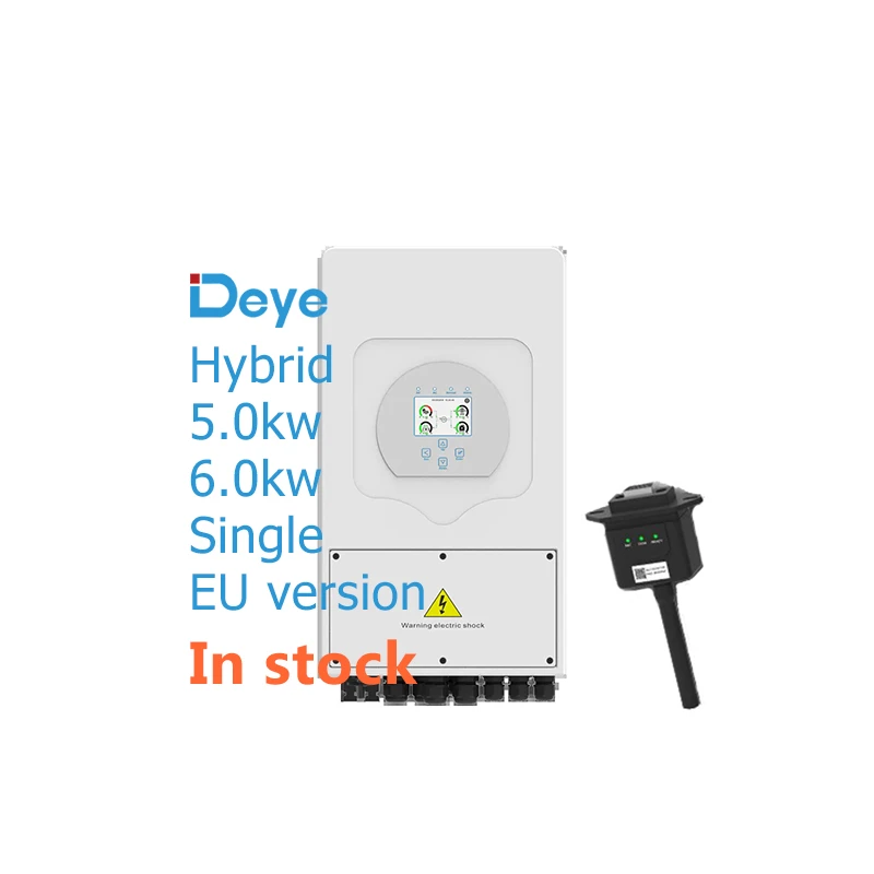 Deye On Grid E Off Grid Inverter Sun 3.6Kw 5Kw 6Kw Sg03Lp1-Eu Inverter Solare Ibrido Deye Monofase Standard