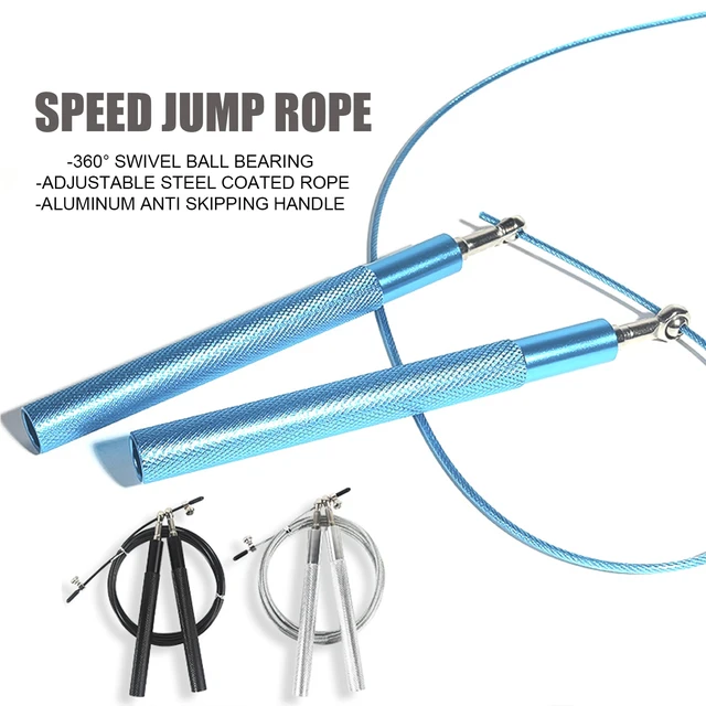 Speed Jump Rope 360° Swivel Ball Bearing Adjustable Steel Coated Rope: The Ultimate Fitness Companion