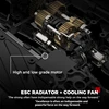 104020 Fierce Horse Electric Professional Four-Wheel Drive Climbing Off-Road Vehicle Simulation Rc Toy Led Remote Control Car 6