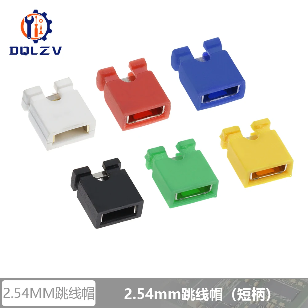Enhanced Product Title: Versatile 2.54mm Pitch Long Pin Header Connector Jumper Cap