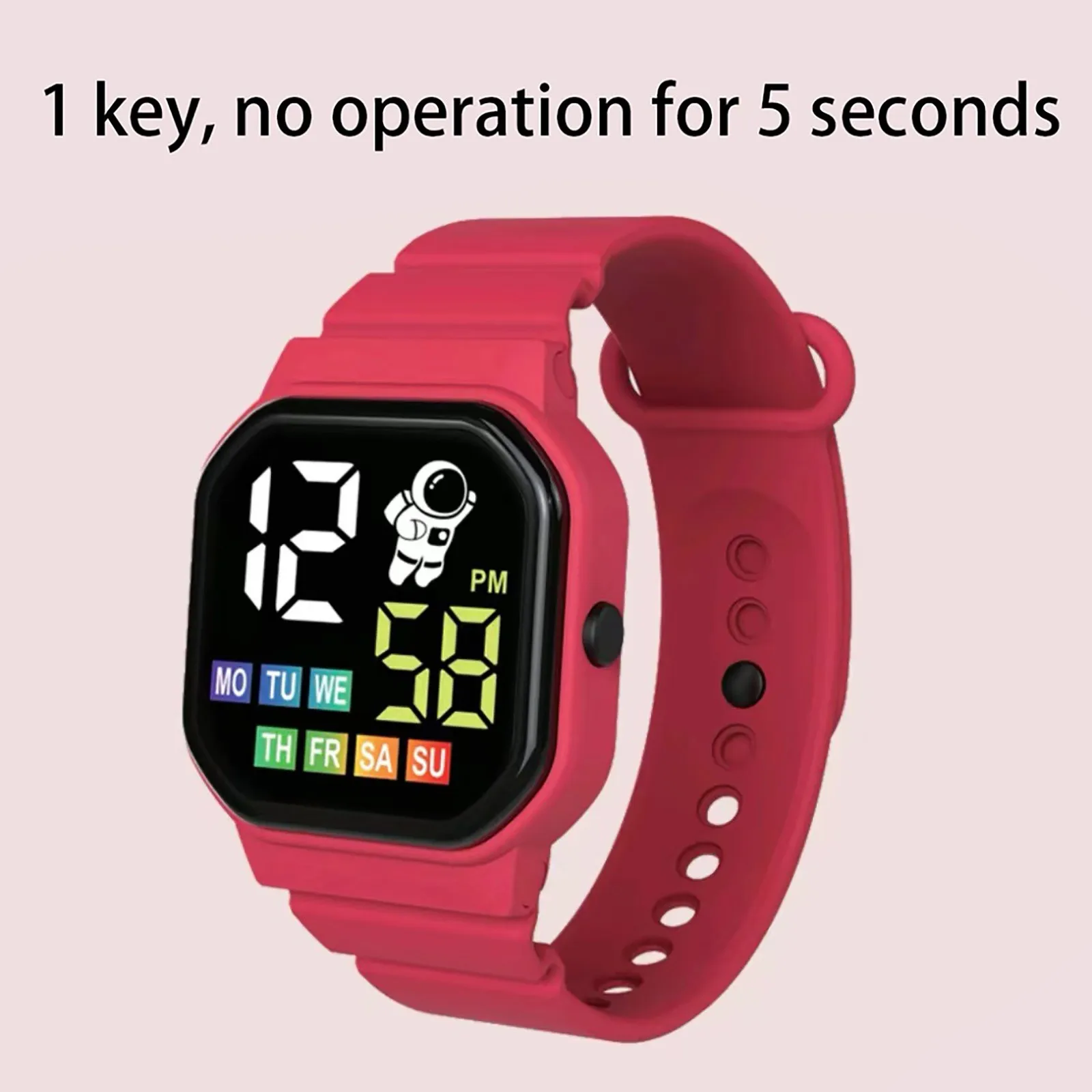 Electronic Watch For Boys Girls Children Outdoor Sport Watches LED Display Multi-function Digital Watch Alarm Clock reloj hombre 5