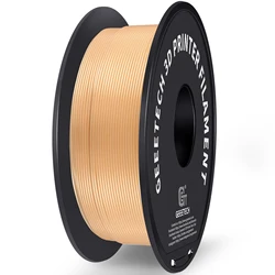 Premium 1kg Tangle-Free 3D Printer Filament - PLA PETG, 1.75mm, Black & White, Vacuum Sealed (Sand gold PLA)