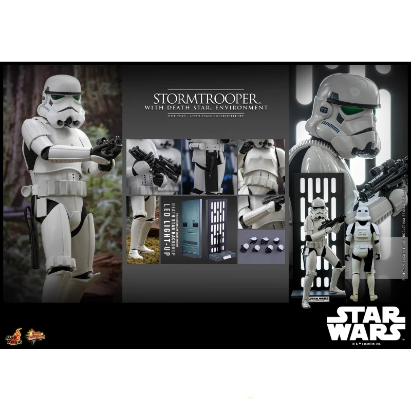 Hottoys-ストームトルーパーアクションフィギュア,おもちゃ