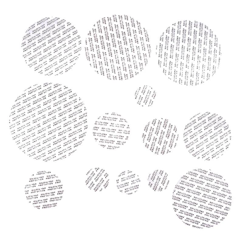 200Pcs Selbst-adhesive Schaum Druck Empfindliche Dichtung Kappe Futter Manipulationssicheren Dichtungen Liner Für Kosmetische Jar Flasche Topf 20mm-82mm