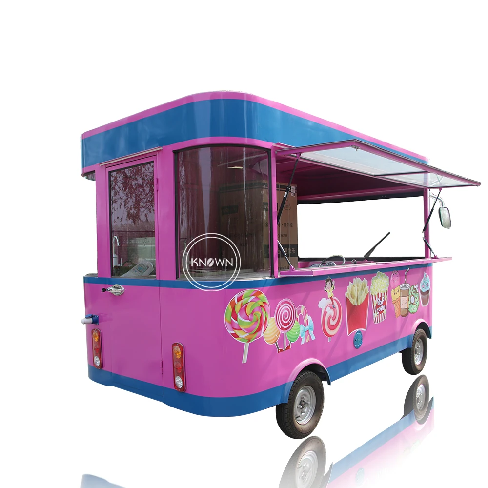Ice Cream Coffee Van Beer Bar Hot Dog Carrello Elettrico Per Alimenti Taco Truck Cucina Mobile Ristorante Vintage Mobile Food Truck