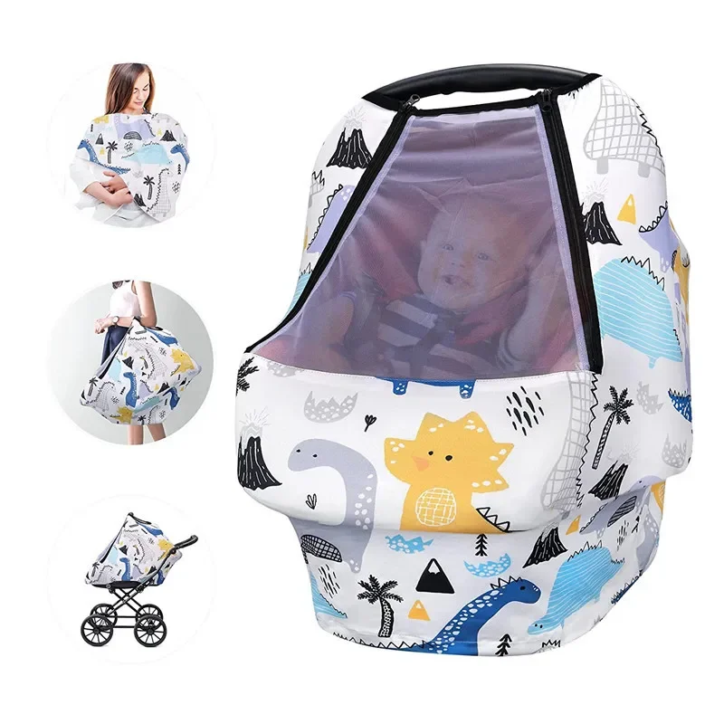 Baby Basket Cover Warmer Car Seat Cover Stroller Feeding Towel Child Vehicle Cloth Soft Comfortable Breathable