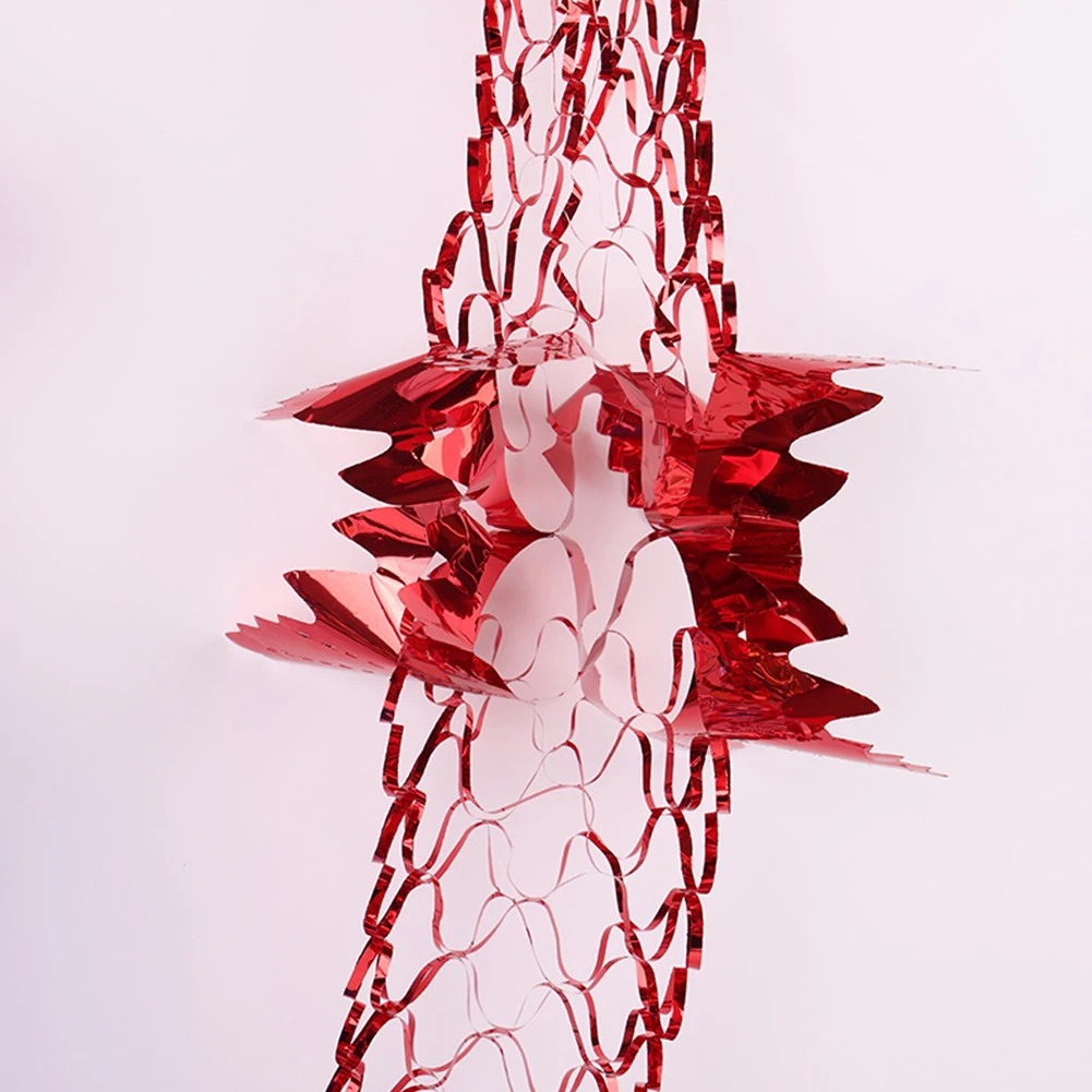 Metallic Foil Christmas Garland Festival Hanging Decorations