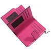 Fashion Women's Short Wallets PU Leather Matte Small Casual Coin Purse Zipper Money Bags Hasp Clutch Credit Card Holder Clip 3
