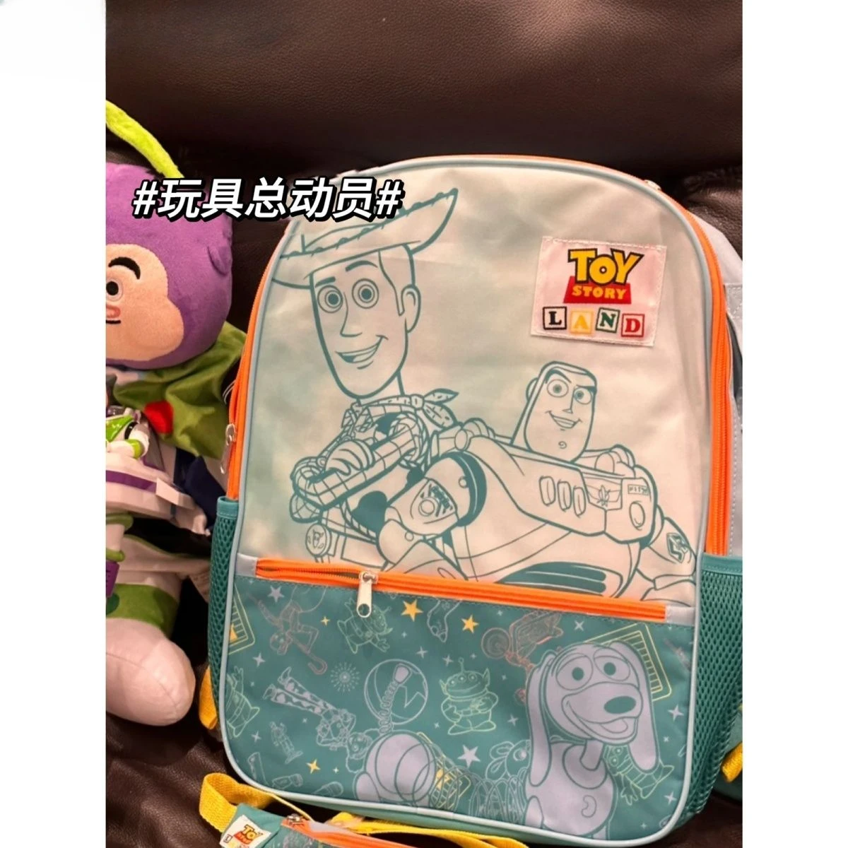 New Disney cartoon toy story  Backpack bag Kindergarten school bag lady Backpack 5