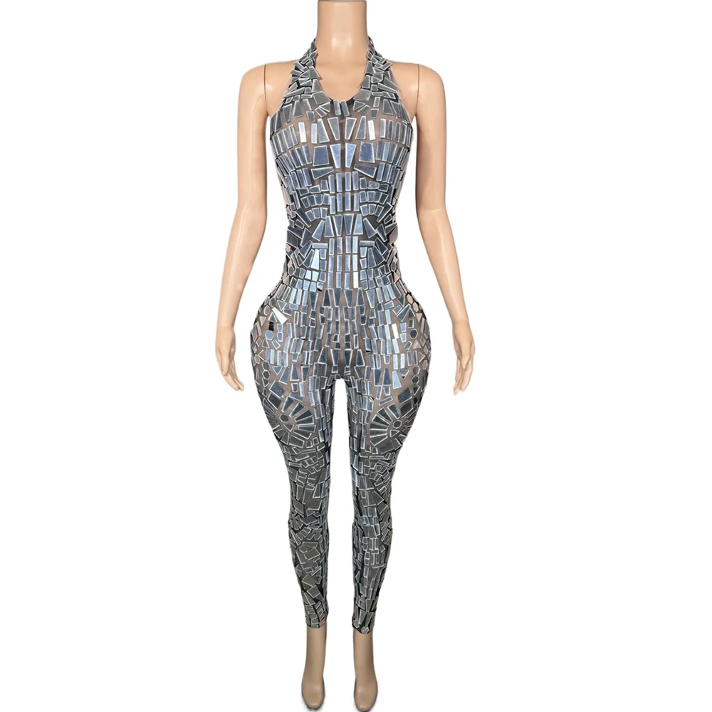 See-through Mesh Patchwork Nightclub Hot Girl Body-shaping Corsets