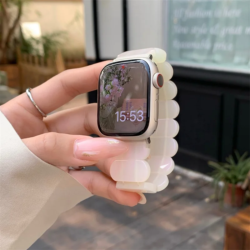 

Ремешок полимерный для Apple Watch Ultra Band 8 7 49 44 мм 40 мм 42 мм 38 мм 41 45 мм, прозрачная петля Correa для Iwatch 7 6 SE Series 5 4 3