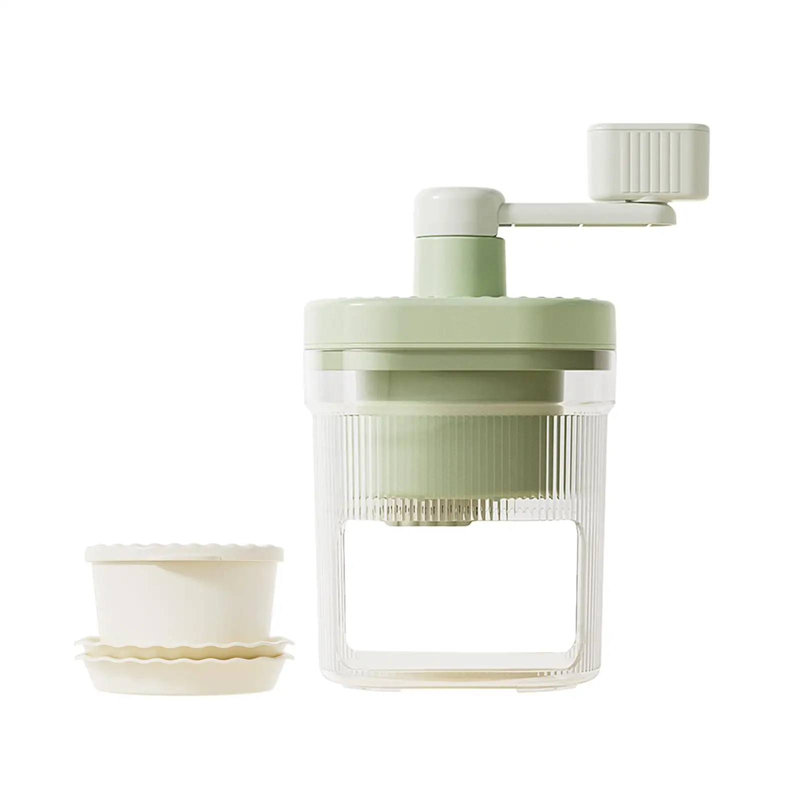 Ice Crusher Machine Manual Rotary Kitchen Utensil (No Electricity Required) Enjoy Ice Anywhere Portable DIY for Restaurants Bars