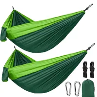 1/2pcs Outdoor Hammock 270*140cm Portable Hanging Anti-side-over Camping Hammock For 2 People Outdoor Camping Supplies 1