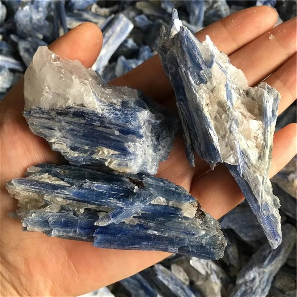 Natural Blue Bulk Rough Kyanite High Quality  Mineral Specimen Energy Stone Healing Kyanite Crystals Gifts Home Decorations 3