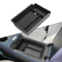 for Xpeng G6 Car Center Console Tray Armrest Storage Box Organizer Interior Accessories Stowing Tidying Black 1