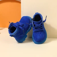 2024 New Autumn Baby Boots Leather Boys Ankle Boots Orange Soft Sole Non-slip Fashion Toddler Girls Boots 4