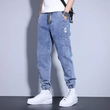 Autumn Men’s Korean Trendy Skinny Fit Ankle Cuff Harajuku Jeans - Casual & Daily Wear, Best Seller 1