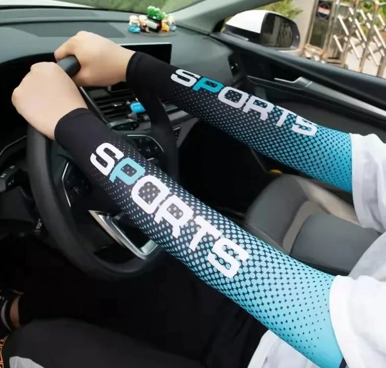 1 Pair Ice Silk Sleeve Sunscreen Cuff UV Sun Protection Arm Sleeves Anti-Slip Men Women Long Gloves Outdoor Cool Sport Cycling BEST SELLERS 1 Pair Ice Silk Sleeve Sunscreen Cuff UV Sun Protection Arm Sleeves Anti-Slip Men Women Long Gloves Outdoor Cool Sport Cycling BEST SELLERS
