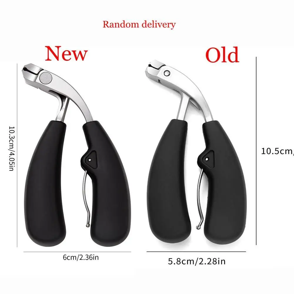 Wide Mouth Clipper For Thick Nails Anti-Splash Curved Tip Nail Clipper Professional Ingrown Nail Trimmer Portable Manicure Tools