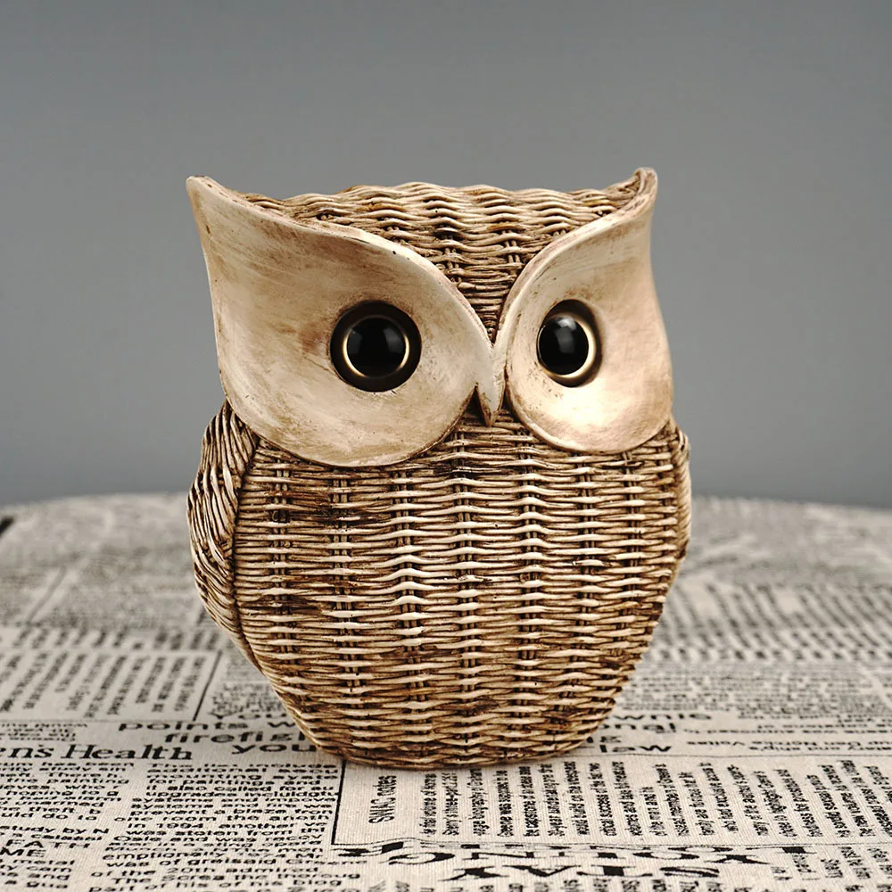 

Resin Decorations Owl Crafts Home Good Things Nordic Style Living Room Desktop TV Cabinet Decoration Home Decor