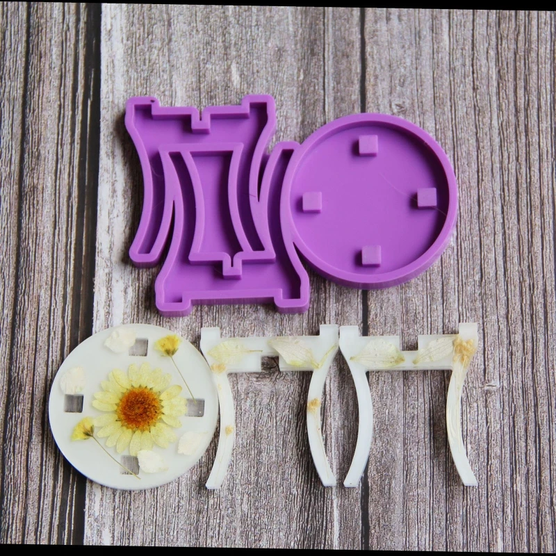 Silicone Epoxy Resin Casting Mold Table Chair Mold Mirror Jewelry