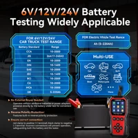 2026 KONNWEI KW341 Car Moto Truck Battery Tester 6V12V 24V Fault Data Printing Start Voltage Test Car Battery Charging Scan Tool - Image 5