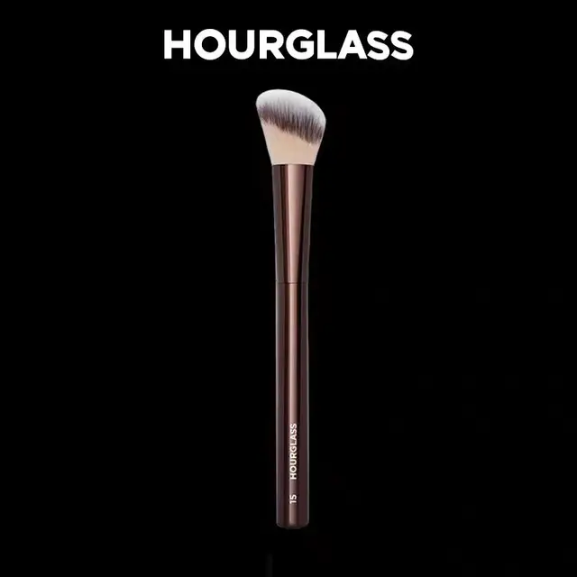 HOURGLASS-Pinceau à fard à joues liquide, brosse à contour angulaire, outils de beauté professionnels, poudre adt, salle de bain, n ° 15 1