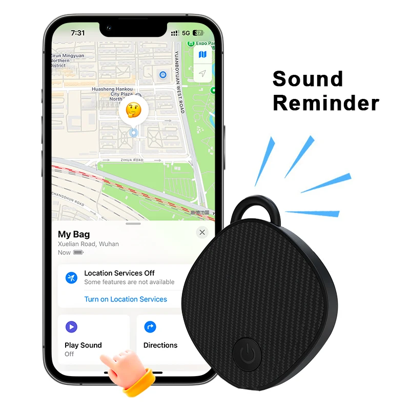 Small Gps Locator Applicable To IOS Prevent Loss for IPhone Global Positioning Pet/Child Tracking Location Search Smart Devices