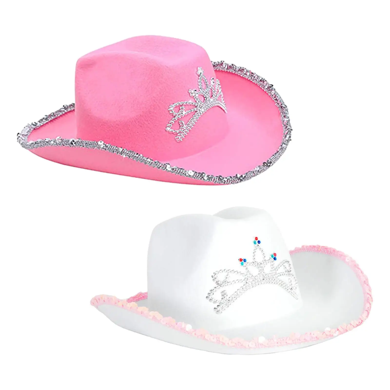 Cowgirl Hats Dress up Western  Hat for Bridal Shower Teens Carnival