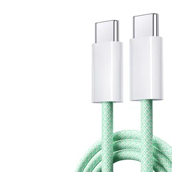 High-Speed USB-C Turbo Charging Cable - 2023 Edition - 1m (Green)